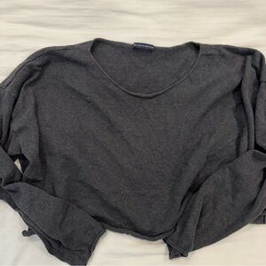 Brandy Melville Dark Gray Long Sleeve Sweater
